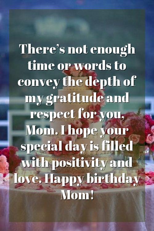birthday wishes for mom from daughter letter